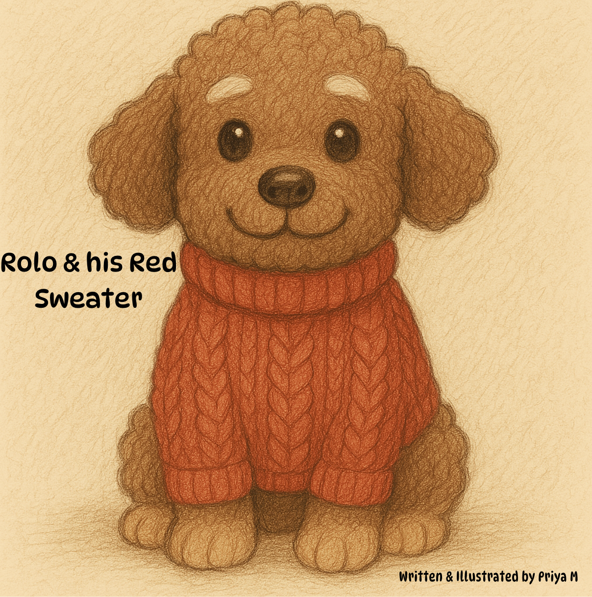 Rolo Loves his Red Sweater
